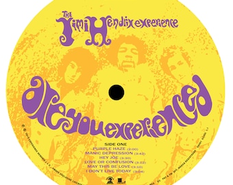 Jimi Hendrix - Are You Experienced? LP Label Sticker - Etsy
