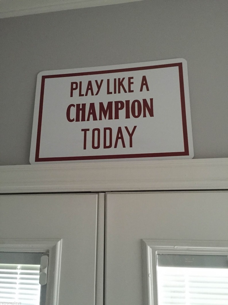 Oklahoma Sooners Play Like A Champion Sign Etsy oklahoma-sooners-play-like-a-champion-sign-etsy