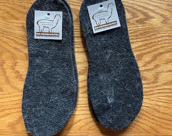 Alpaca Felted Boot Liners/Insoles.  Keep your feet warm this winter!