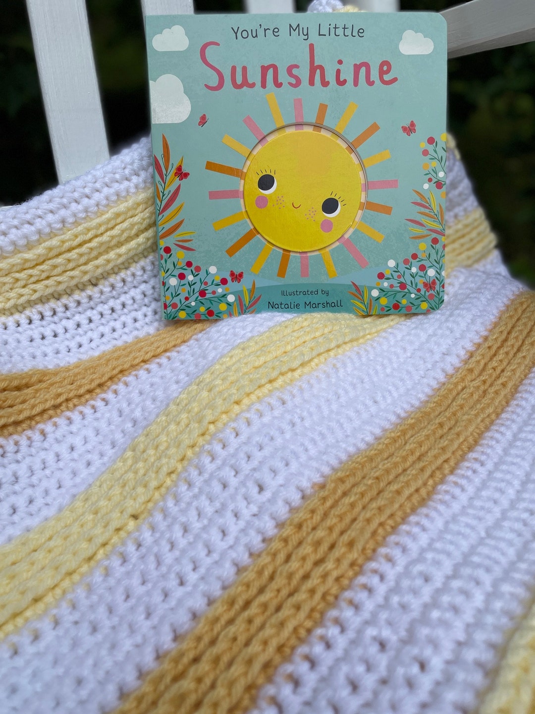 Blanket and Book Set Handmade Baby Blanket and the Book, You're My