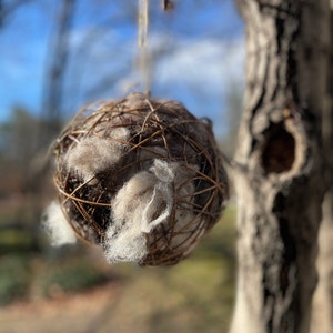 100% Alpaca Filled Nesting Balls!  Large 8&quot; Alpaca Nesting Balls!  With Extra 4oz Of Fiber To Refill!