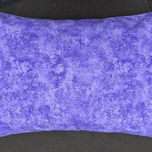 FULL SIZE Lavender Pillow-filled w/hand picked lavender buds & goose down!   Removeable/washable 100% cotton pillowcase (1 flannel)-7 colors