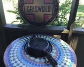 Griswold American No 8 Block Logo Waffle Iron p n 151 N with Bail Handled Base