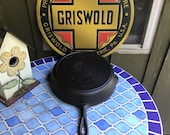 Griswold 10 Skillet Large Block Logo with a Heat Ring p n 716 C