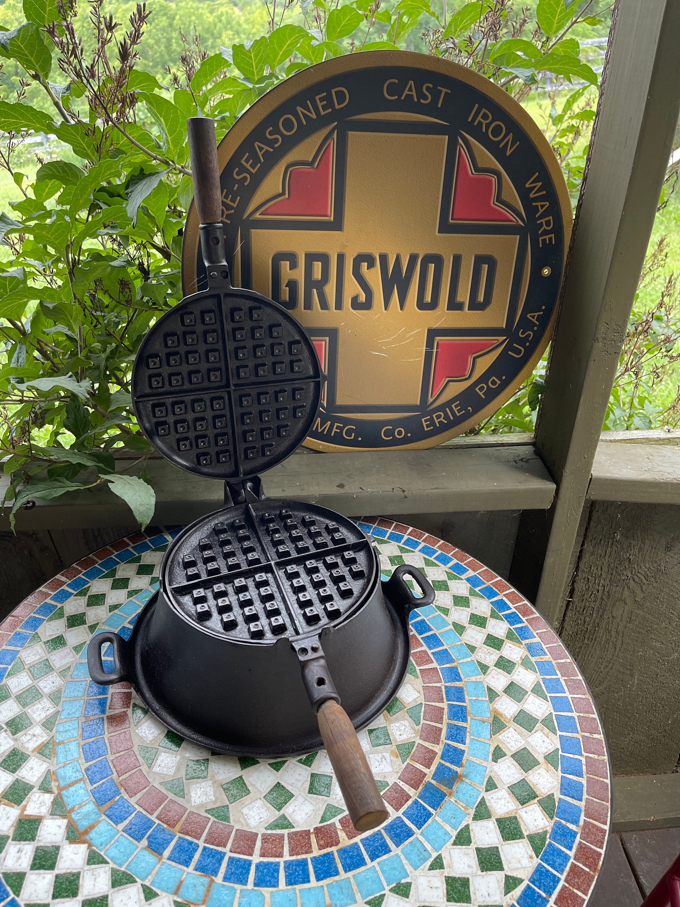 griswold the new american waffle iron