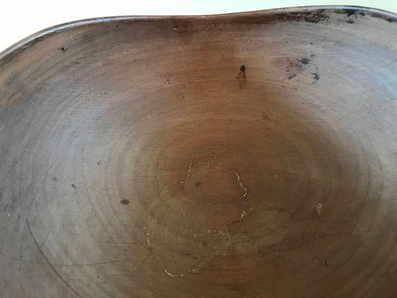 Vintage Mahogany Bowl Designed by Richard Hudson for Revere Silversmiths