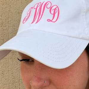 Custom Baseball Hat - Blank, EP101 Monogram, Embroider