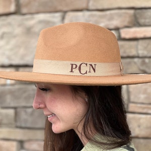 Fancy Large Classic Fedora wide brim hat, up brim hat,  fedora for women, stylish hat, stiff brim hat, felt hat,  western fedora
