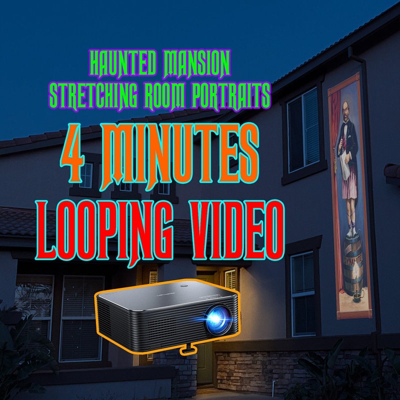 Halloween Window Projection Videos Loop - Etsy