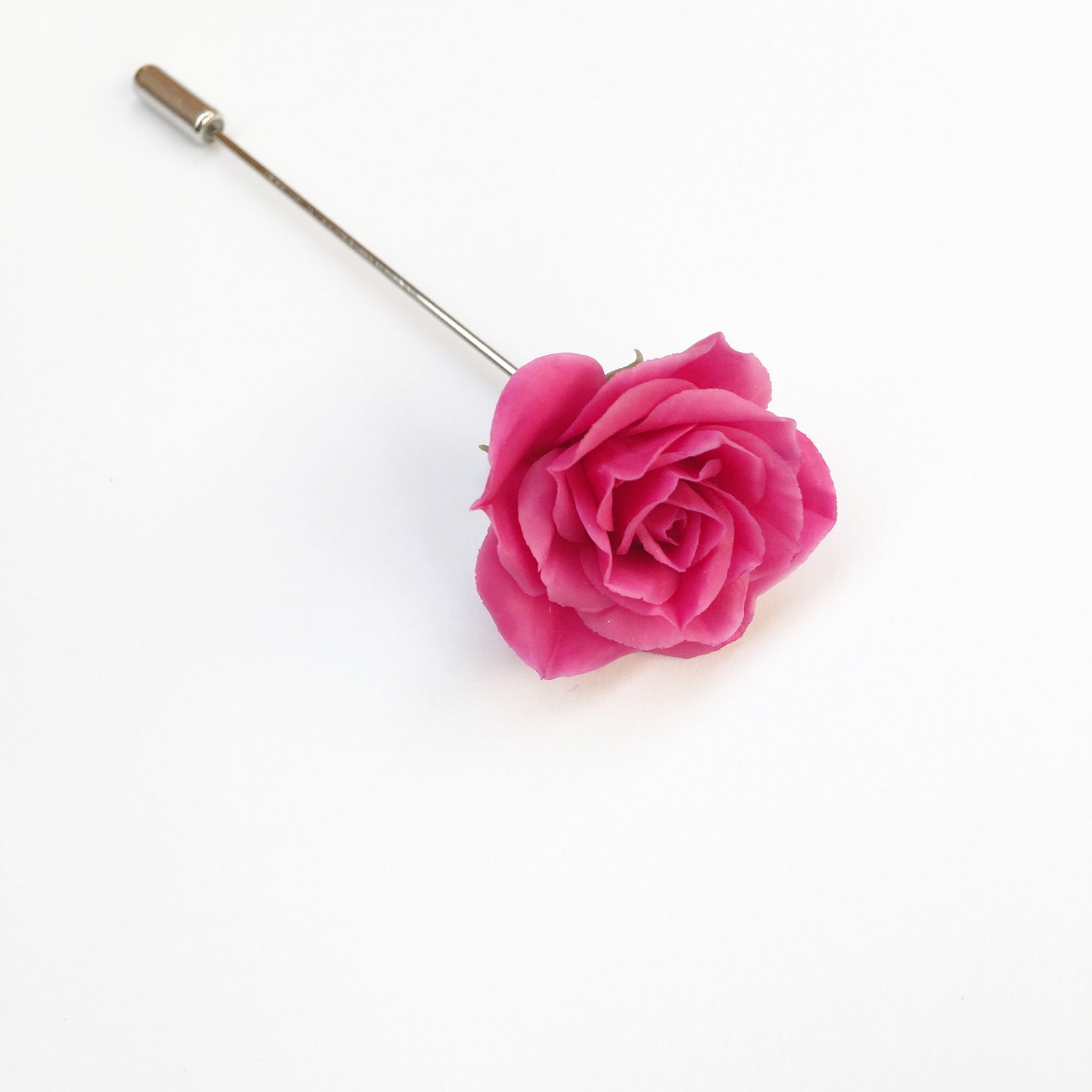 Flower Lapel Pin Rose Lapel Pin Flower Boutonniere Groomsmen Etsy