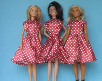 red barbie frock