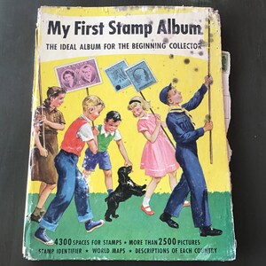 Stamp Collection Book and Album: A First Stamp Album for Beginners