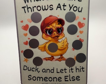 Duck Savings Challenge Tracker | A5 Budget Insert, Cash Stuffing Game