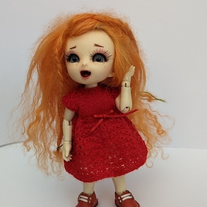 Pukifee Lati Yellow Tiny BJD dress