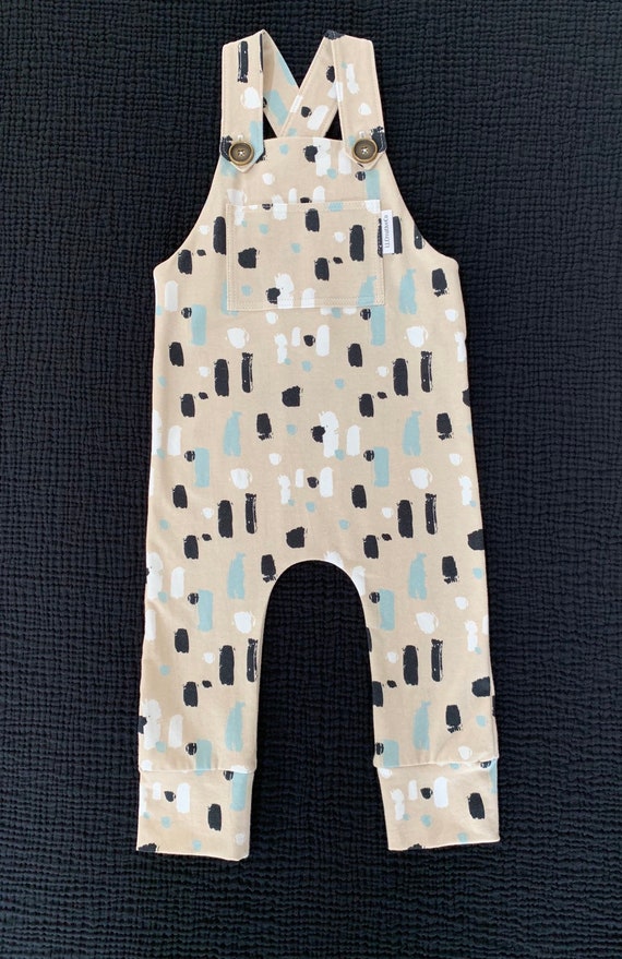 jersey knit overalls