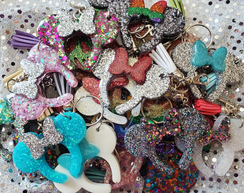 LGBTQ Keychain Love Glitter Keychain Pride Glitter Keychain