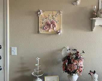 Arte murale, decorazioni murali, quadri appesi, decorazioni per la camera da letto, decorazioni per il soggiorno, quadri in stile shabby chic, regalo per la sua amica, regalo in stile fattoria di campagna francese