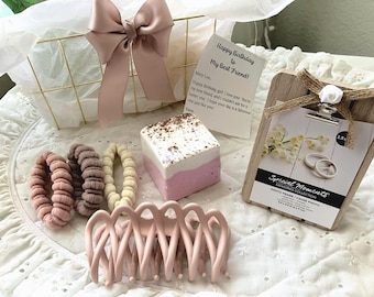 Spa cadeau voor haar Cadeau voor vriendin Aangepaste tiener spa set cadeau voor vrouwen Cadeau voor moeder bedankje cadeau bruidsmeisje cadeau Rose Spa cadeau aangepaste spa