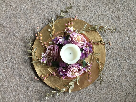 Decorative Candle Plate Candle Plate Plate Candle Candles Etsy
