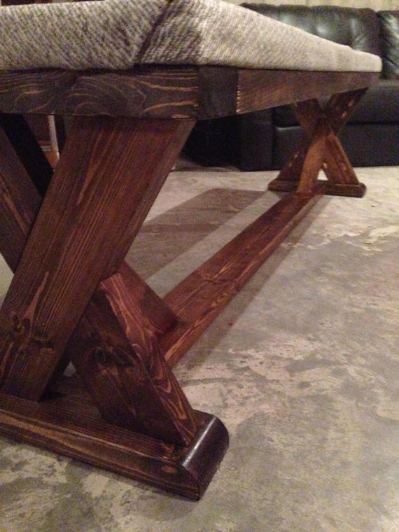 Rustic Footboard Bench Canada