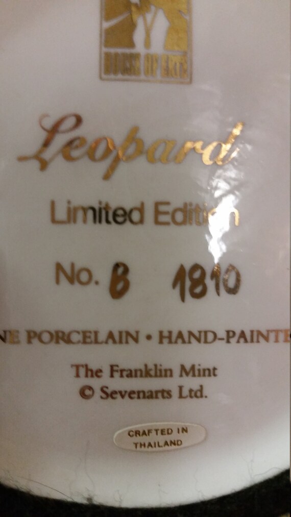 Franklin Mint's Leopard by Erte' - Etsy