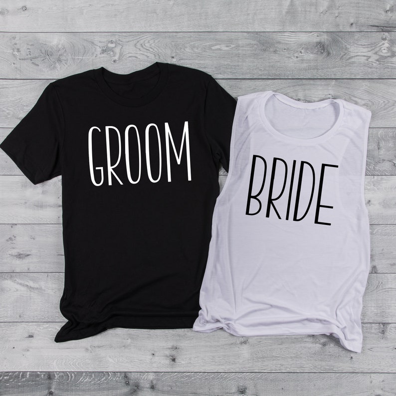 Bride And Or Groom Shirt Wedding Shirt Bride And Groom Etsy