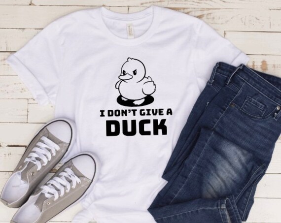 I A Duck.Iron On it at Home.T-Shirt - Etsy España