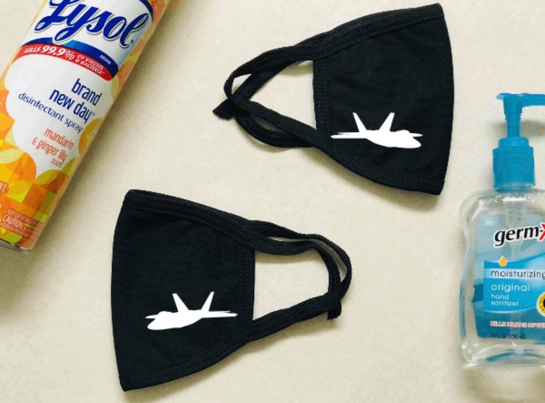 F22 Face Mask, Airplane Mask, Air Force Face Mask, Custom, Military