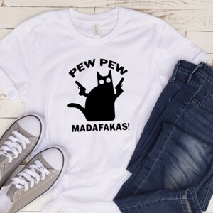 Pew Pew Madafakas.Iron On Vinyl.Make it at Home.Plant Mom Iron On.T-Shirt Sticker.T-Shirt Decal.Pimp Your Old Shirts.