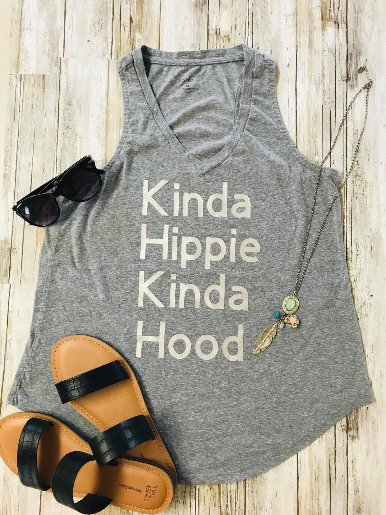 Kinda hippie kinda hood shirt sale