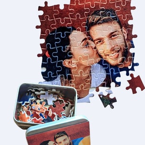 Custom Small Puzzle | Custom Photo Puzzle + cute Photo Magnet | Personalized Puzzle | Picture Puzzle | Christmas in July | Summer Christmas