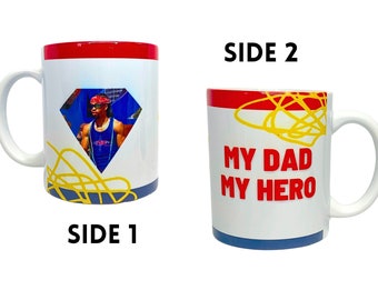 Custom Photo Mug for Dad: 12oz Ceramic Coffee Mug