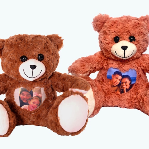Voice Recording Gift Custom Photo and Audio Teddy Bear best Voice keepsake Recordable Bear Personalized Stuffed Animal