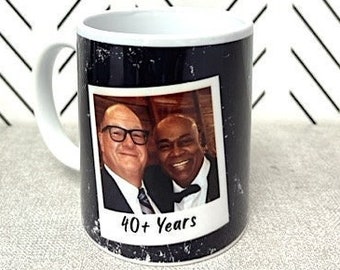 Personalized Marble Photo Mug: Custom Coffee Gift