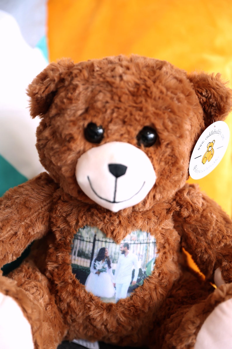 Photo & Voice Custom Teddy Bear Personalized Teddy Bear - Etsy