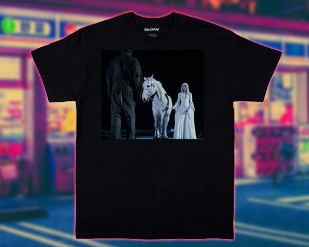 White Horse Zombie Halloween II Tee Etsy