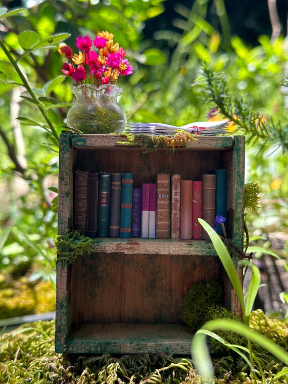 Tiny-time Printable Miniature Book Set 1:12 Scale DIY Fairy Garden