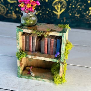 Mini-Worlds Printable Miniature Book Set 1:12 Scale DIY Fairy Garden Mini Books