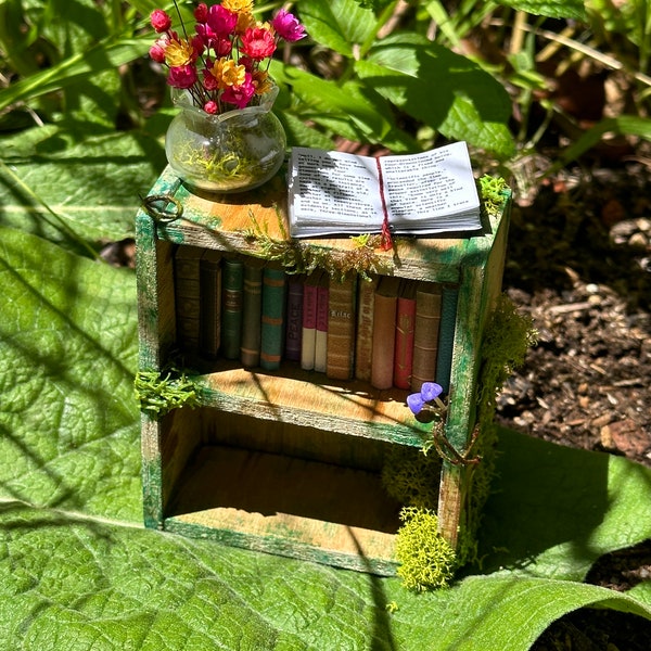 Tiny-Time Printable Miniature Book Set 1:12 Scale DIY Fairy Garden Mini Books