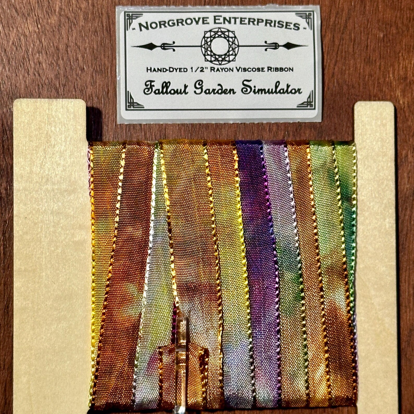 Fallout Garden Simulator 1/2 Inch Hand Dyed Rayon Ribbon — One of a ...