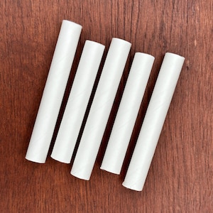 Pajitas de papel cortadas a mano para hilo de bordar o almacenamiento de hilo de punto de cruz