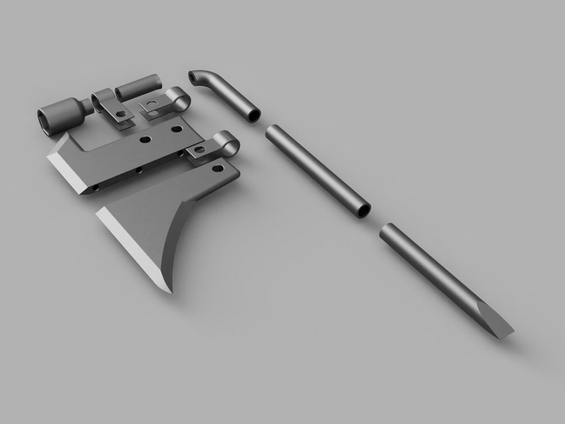 Fallout 4 Bladed Tire Iron 3D Printable Files Etsy