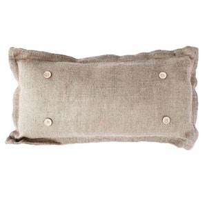 Interchangeable holiday pillow panels, Seasonal custom Gifts, Easy organized décor, Minimalist farmhouse  BURLAP: Pillow Only (With Insert)