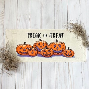 Holiday Panel: Jack-O-Lantern Trick or Treat Halloween Fall Autumn