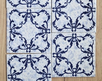 Vintage ceramic tiles from 1973