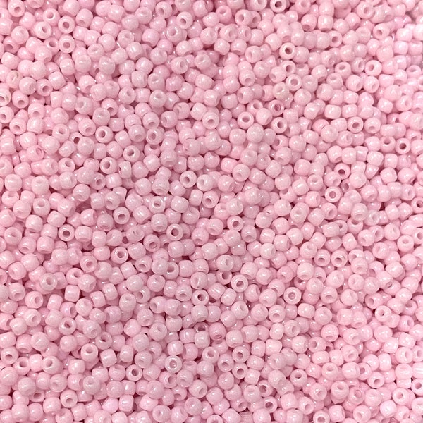 20 grams T1601 Pale Pink Opaque Toho Japanese Round Seed Beads 11/0  Craft supplies