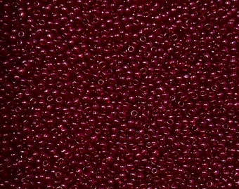 20 grams Toho T5D Transparent Garnet size 8/0 Toho Japanese Round Seed Beads