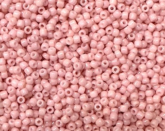 New Colour 20g, T1602 Opaque Light Vintage Rose, Size 11 Toho Japanese Seed Beads