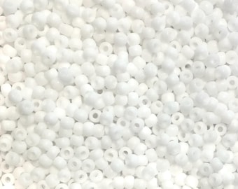 20 grams T41F White Opaque Matte Size 8/0 Toho Japanese Seed Beads