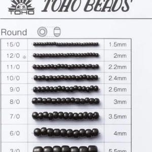 20 grams T946 Green Lined Citrine Toho Japanese Round Seed Beads 11/0 Craft supplies Bild 4